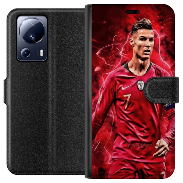 Xiaomi 13 Lite Plånboksfodral Ronaldo Skills – CR7 Design f