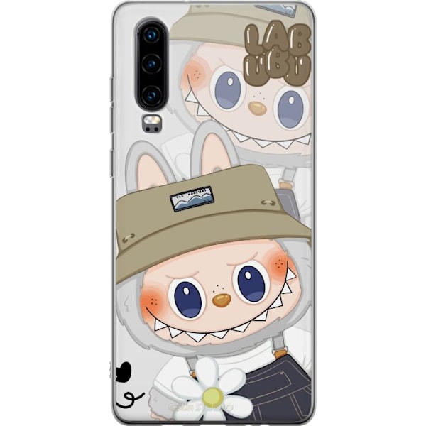Huawei P30 Gennemsigtig cover Labubu Minimal Mood - Enkel og s