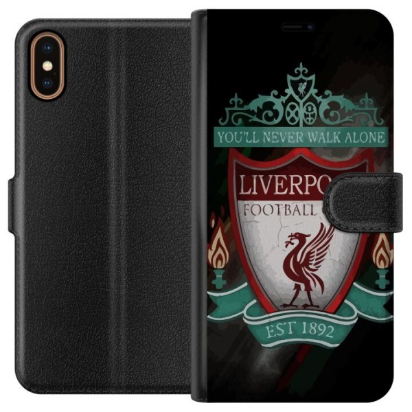 Apple iPhone XS Plånboksfodral Liverpool L.F.C.