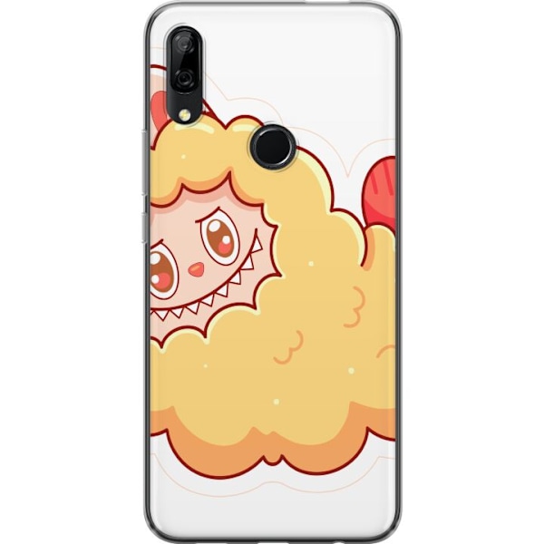 Huawei P Smart Z Genomskinligt Skal Labubu Tvättbjörn Pop Mart Figur Samlarobjekt Söt Design Populärt Motiv Art Toy Kreativ Figurserie