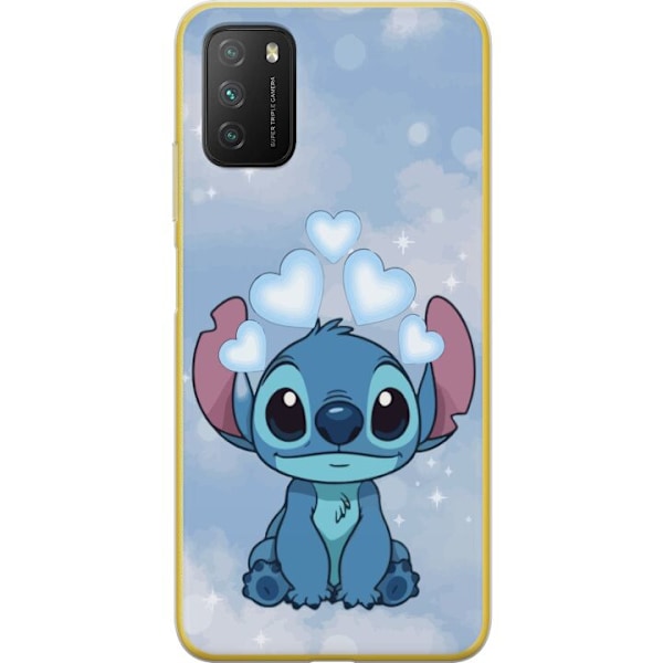 Xiaomi Poco M3  Läpinäkyvä kuori Stitch Hyppäävä Ilo - H