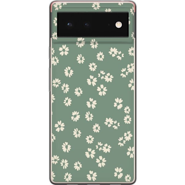 Google Pixel 6 Läpinäkyvä kuori Kukkaisunelma - Värikäs K