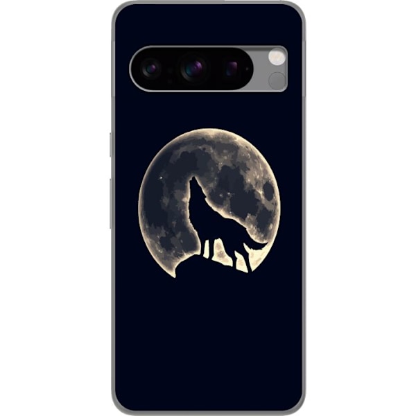 Google Pixel 8 Pro Gjennomsiktig deksel Ulve Måne