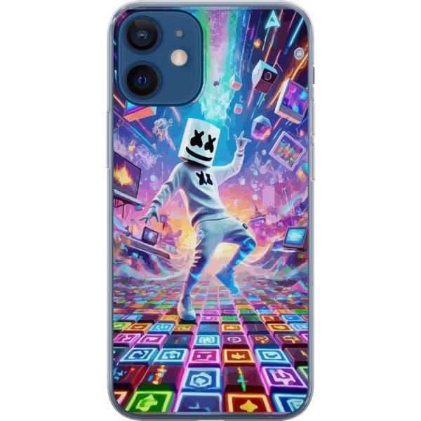 Kompatibelt Mobilskal till Apple iPhone 12 mini Fortnite Dance | Marshmello
