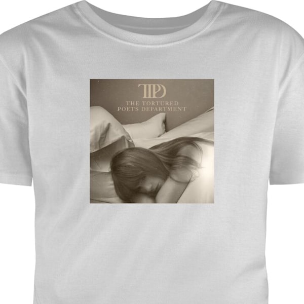 T-shirt för Vuxen | Klassisk Vuxen-T-shirt Taylor Swift - TTPD grå M
