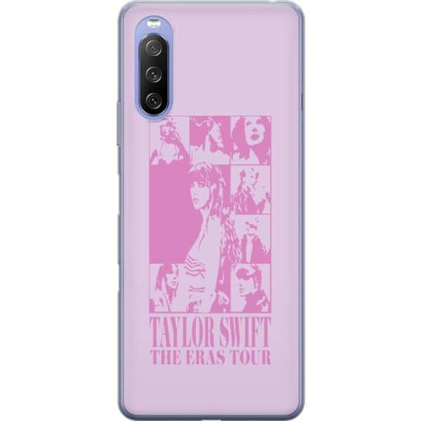 Sony Xperia 10 III Lite Genomskinligt Skal Taylor Swift - Pink