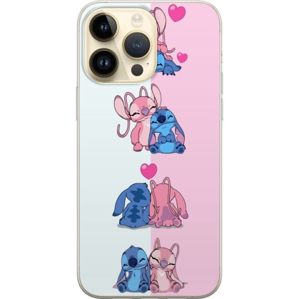 Apple iPhone 15 Pro Max Gennemsigtig cover Lilo & Stitch