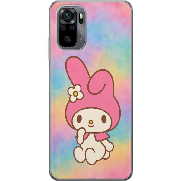 Xiaomi Redmi Note 10S Genomskinligt Skal Kawaii Sanrio My Melo