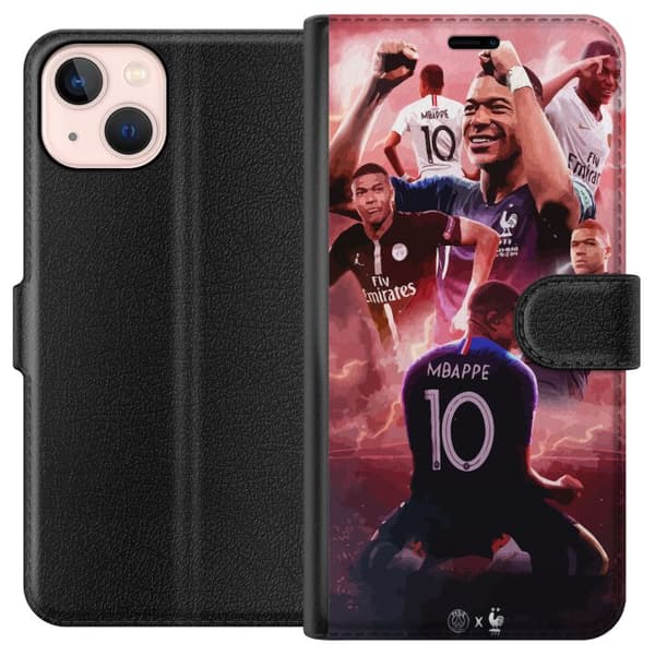 Kompatibel Tegnebogsetui til Apple iPhone 13 mini Mbappe