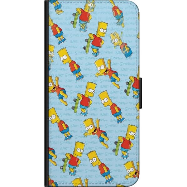 Kompatibel Tegnebogsetui til Samsung Galaxy Note9 Mønster med gul tegnet skateboardfigur gul