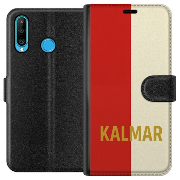 Huawei P30 lite Tegnebogsetui Kalmar - fodbold