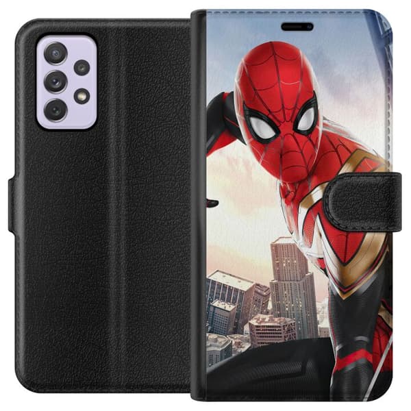 Kompatibelt Plånboksfodral till Samsung Galaxy A52s 5G Spiderman