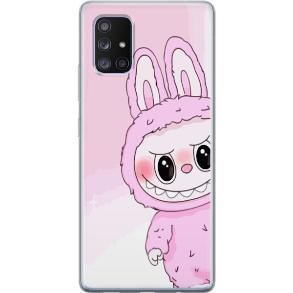 Samsung Galaxy A71 5G Läpinäkyvä kuori Labubu Jänis-sarja