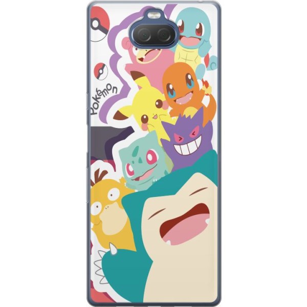 Sony Xperia 10 Plus Gennemsigtig cover Pokemon