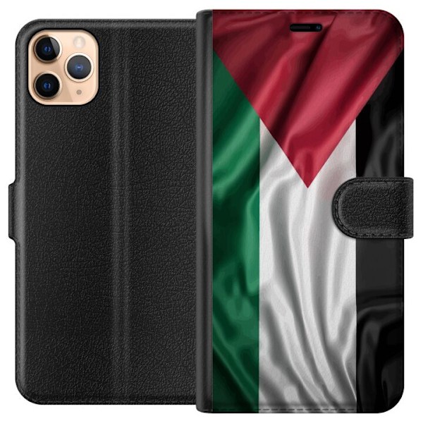 Apple iPhone 11 Pro Max Plånboksfodral Palestinaflaggan – i