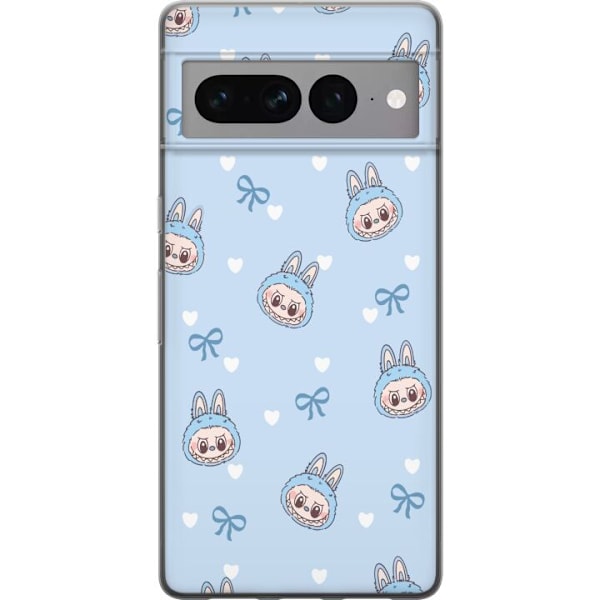 Google Pixel 7 Pro Gennemsigtig cover Labubu Ildånd