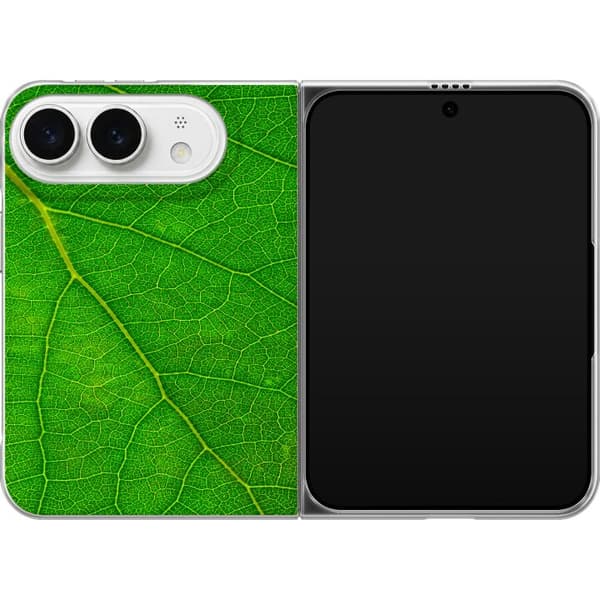 Kompatibelt Mobilskal till Apple iPhone Duo Gröna bladnerver grön