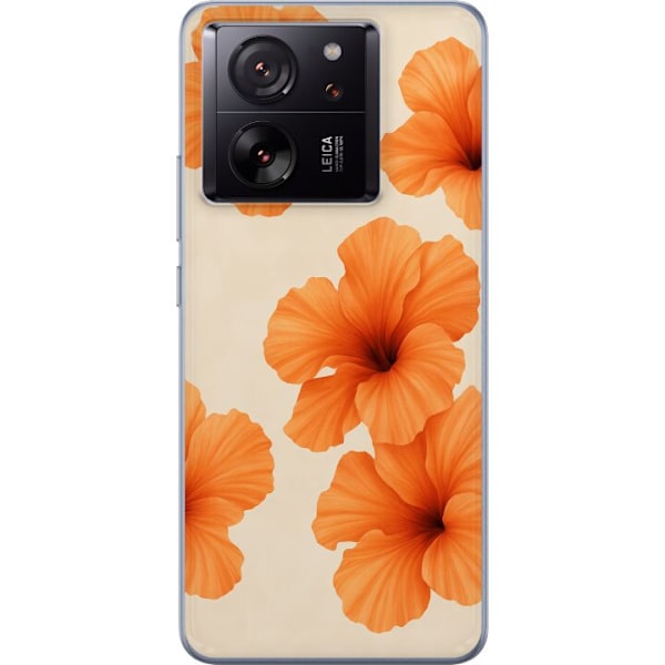 Xiaomi 13T Läpinäkyvä kuori Papaya Punch