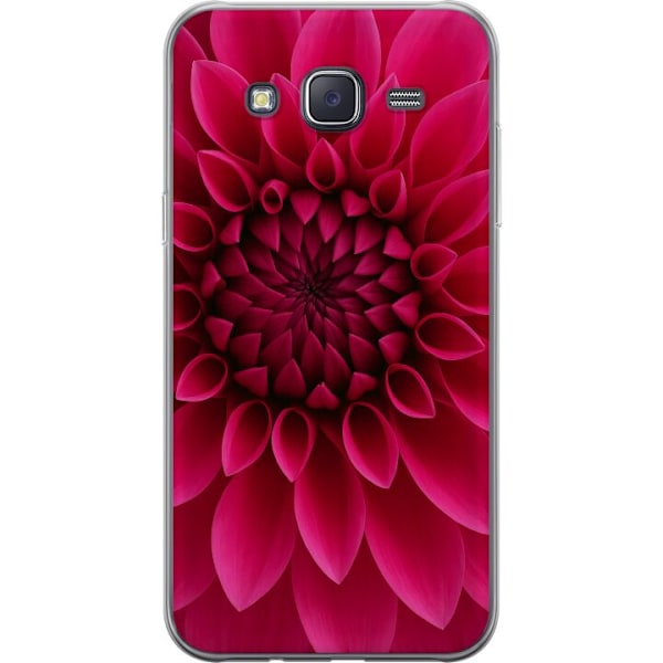 Samsung Galaxy J5 Gennemsigtig cover Rosecore
