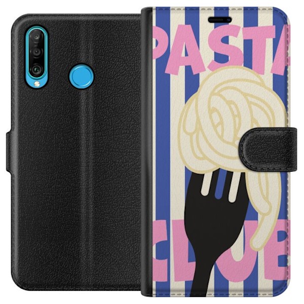 Huawei P30 lite Lommeboketui Pasta Twirl