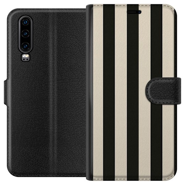 Huawei P30 Plånboksfodral Line Flow