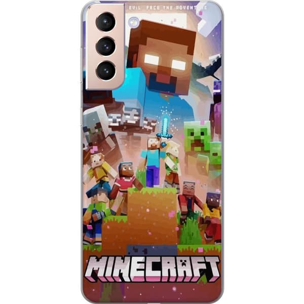 Kompatibel Mobilcover til Samsung Galaxy S21 Minecraft