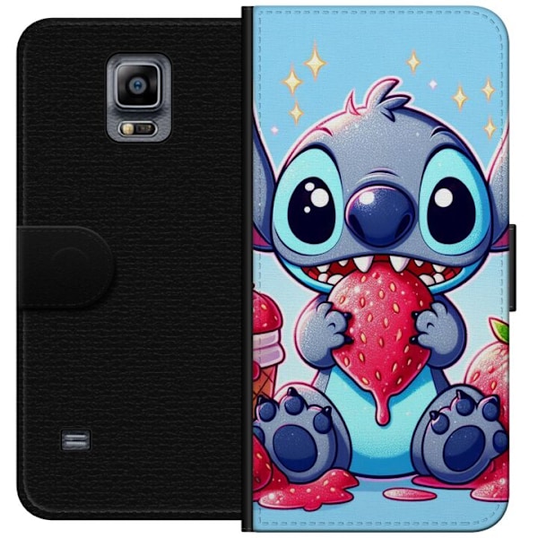 Samsung Galaxy Note 4 Lompakkokotelo Strawberry Stitch