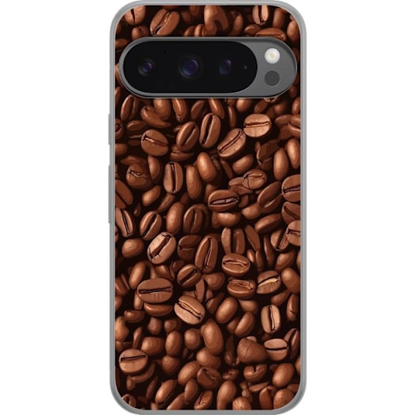 Kompatibelt Mobildeksel til Google Pixel 9 Pro XL Kaffebönor närbild brun
