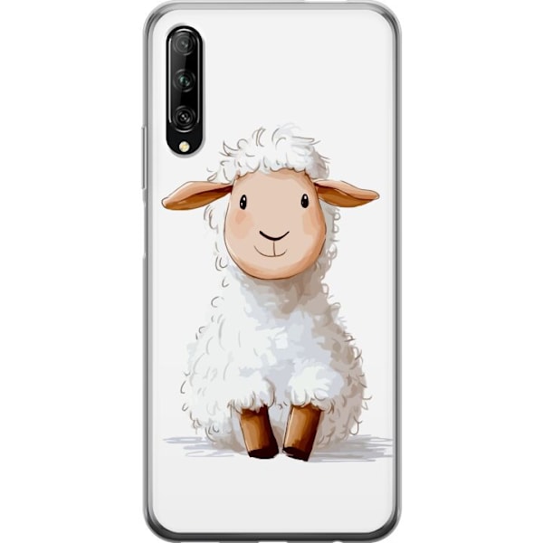 Huawei P smart Pro 2019 Läpinäkyvä kuori Suloinen Lammas - lasten ja vauvan tuotteita sarjakuvatyyliin