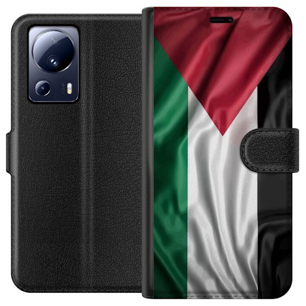Xiaomi 13 Lite Lompakkokotelo Palestiinan lippu – ikoninen v