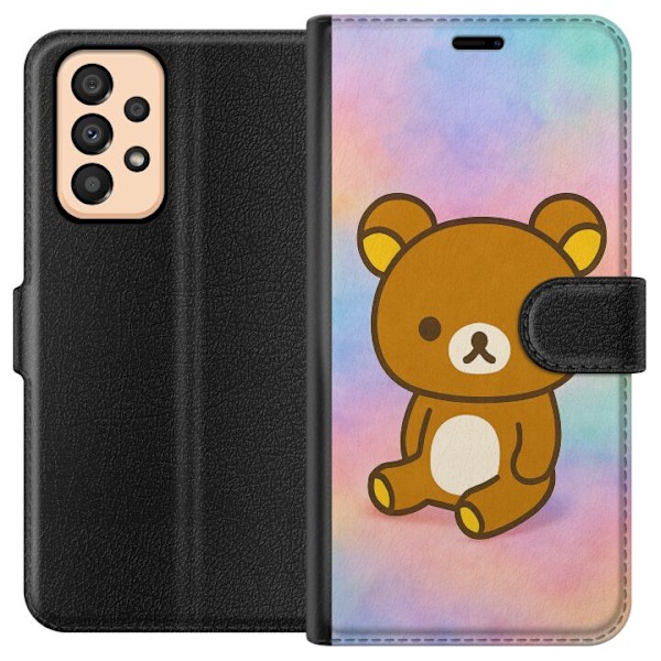 Samsung Galaxy A33 5G Tegnebogsetui Kawaii Sanrio Rilakkuma