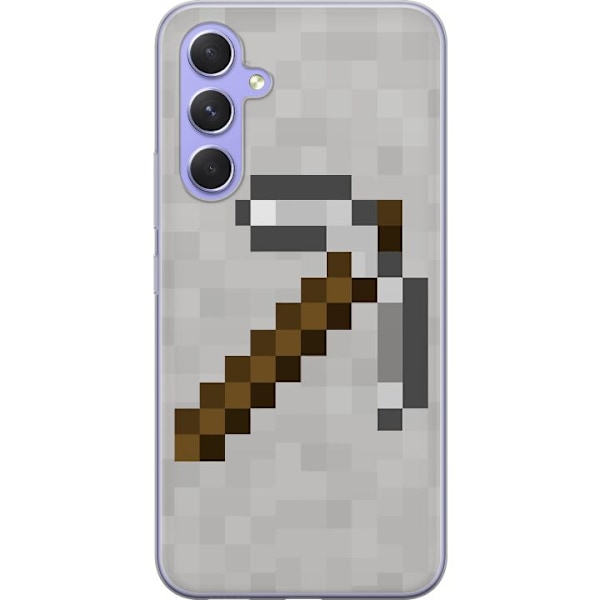 Samsung Galaxy A54 Genomskinligt Skal Minecraft Tools