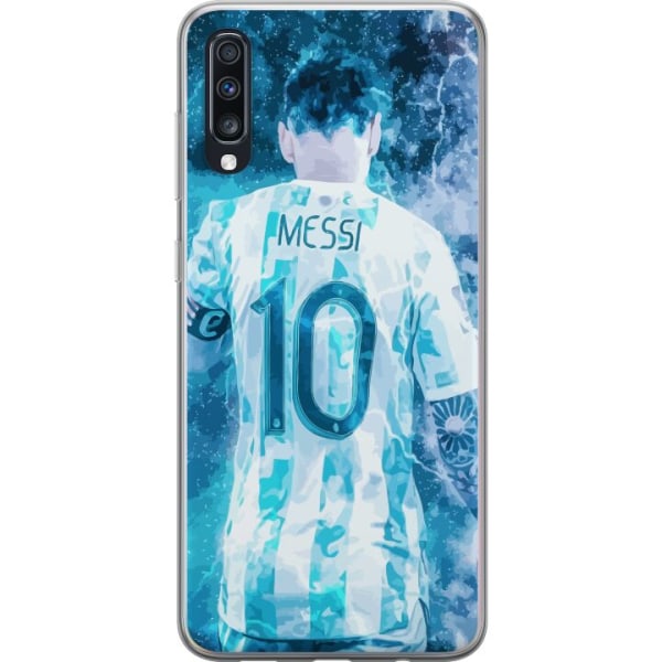 Samsung Galaxy A70 Gennemsigtig cover Lionel Andrés Messi