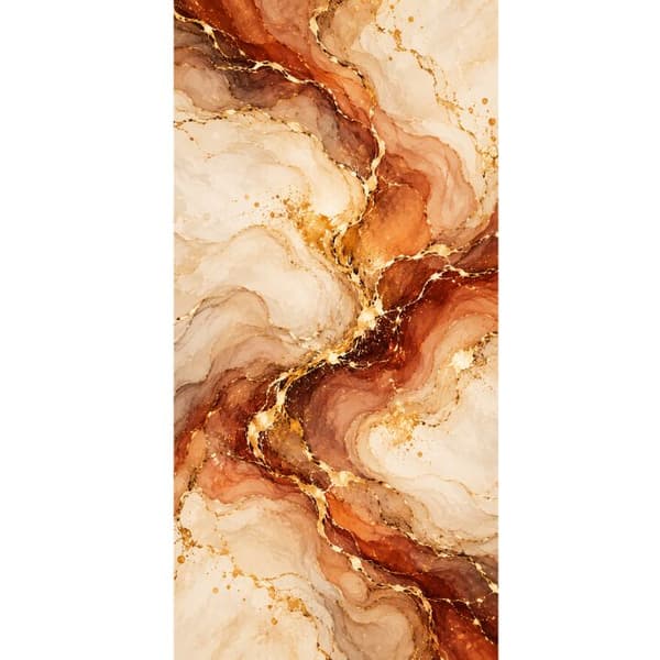 Kompatibelt Lommeboketui til Apple iPhone 13 Pro Bronsemarmor beige