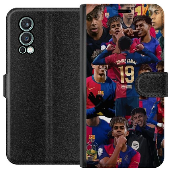 OnePlus Nord 2 5G Tegnebogsetui Lamine Yamal mobilcover til fodboldfans