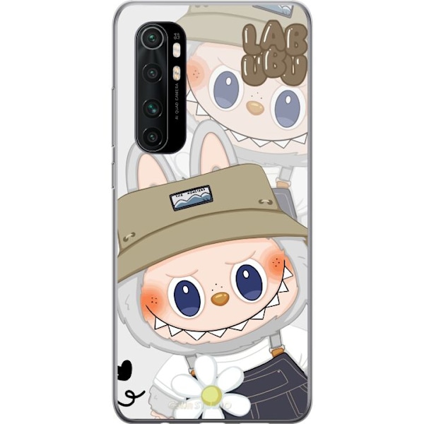 Xiaomi Mi Note 10 Lite Läpinäkyvä kuori Labubu Minimal Mood - Yksinkertainen ja tyylikäs hirviösuunnittelu
