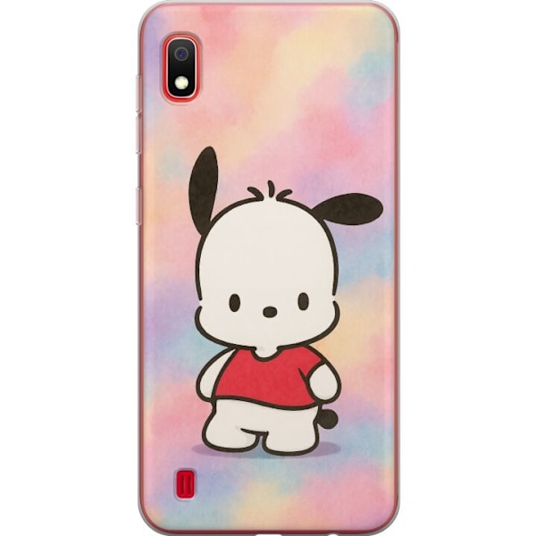 Samsung Galaxy A10 Genomskinligt Skal Kawaii Sanrio Pochacco
