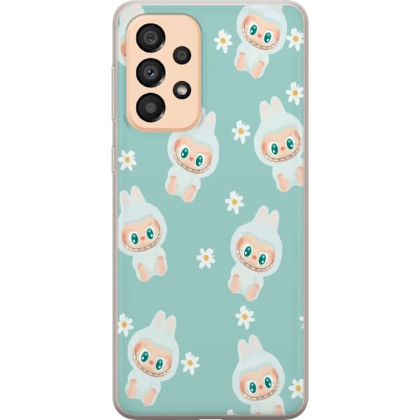 Samsung Galaxy A33 5G Läpinäkyvä kuori Labubu Candy Vibes