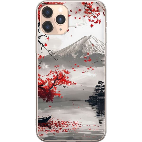 Kompatibelt Mobilskal till Apple iPhone 11 Pro Crimson Fuji röd