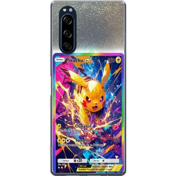 Kompatibelt Mobilskal till Sony Xperia 5 Pikachu gul