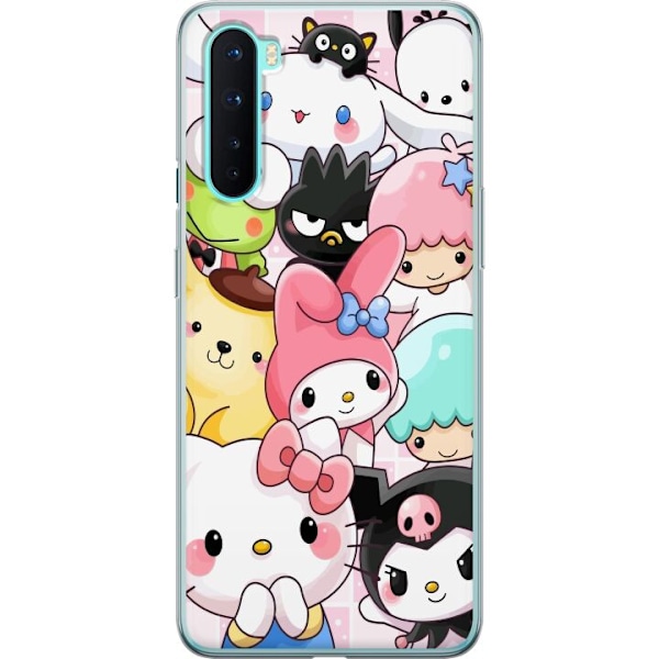 OnePlus Nord Gjennomsiktig deksel Kawaii Sanrio Crew