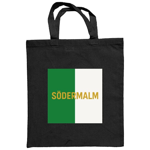 Mulepose | Holdbar Indkøbstaske i Stof Södermalm - fodbold Sort one size