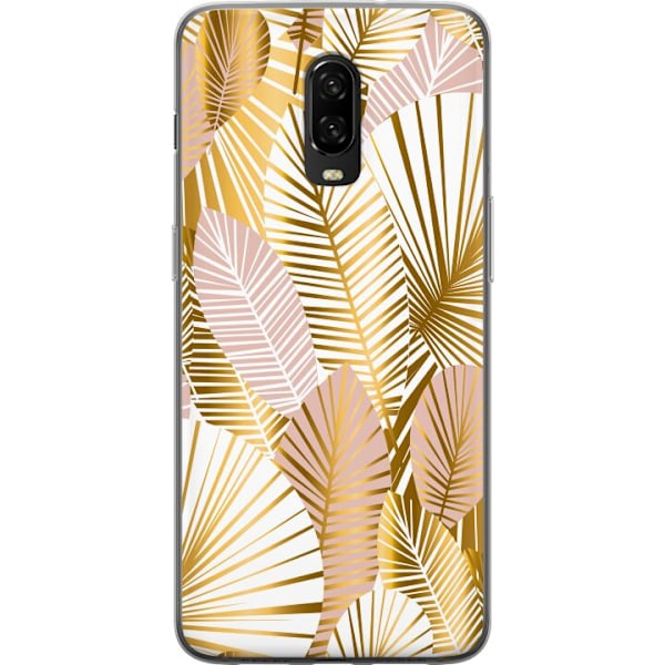 OnePlus 6T Läpinäkyvä kuori Kulta