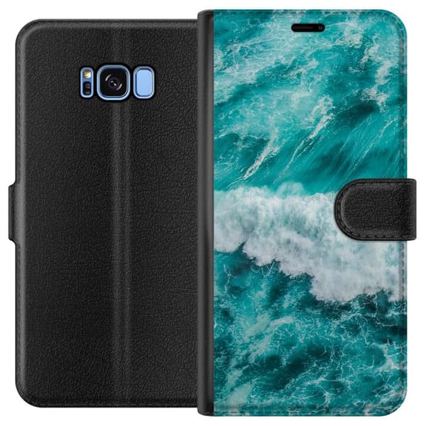 Kompatibelt Lommeboketui til Samsung Galaxy S8 Hav