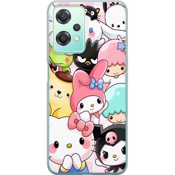 OnePlus Nord CE 2 Lite 5G Läpinäkyvä kuori Kawaii Sanrio Crew