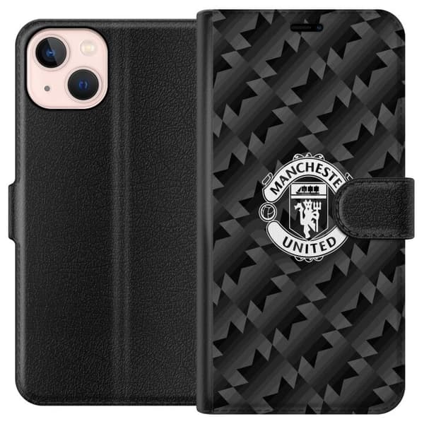 Kompatibelt Plånboksfodral till Apple iPhone 13 mini Manchester United FC