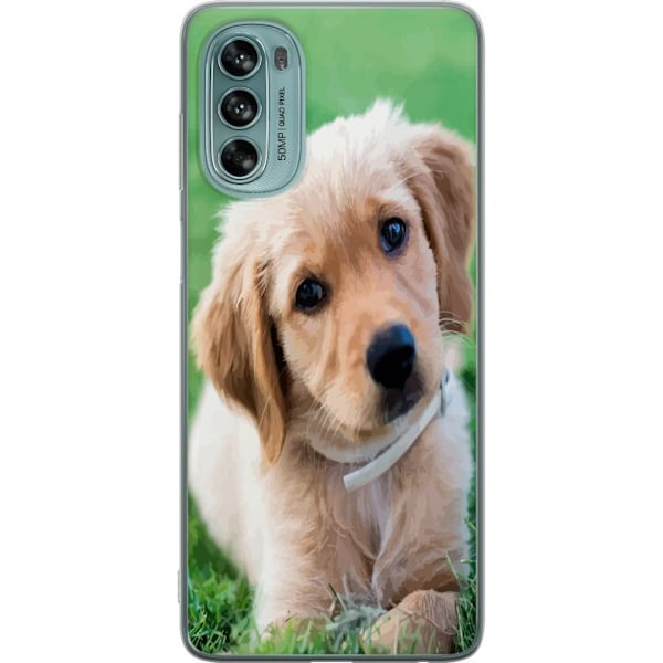 Motorola Moto G62 5G Genomskinligt Skal Hund