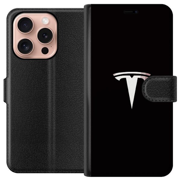 Apple iPhone 16 Pro Lommeboketui Tesla