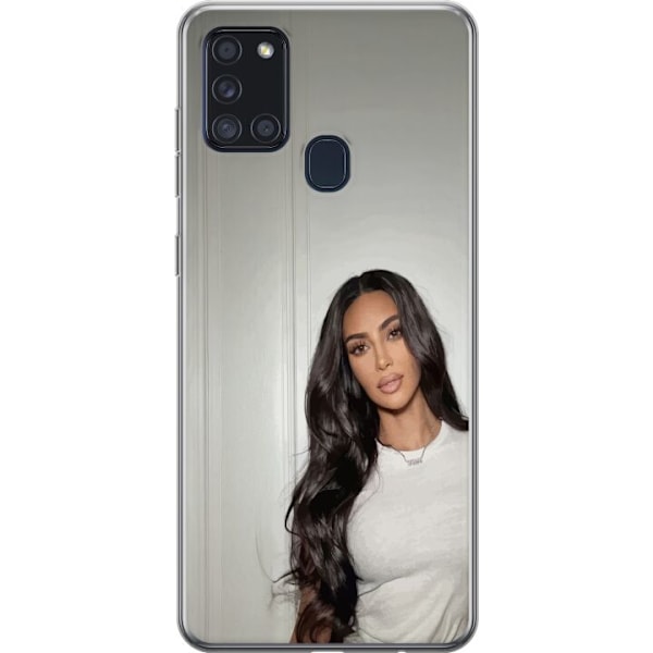 Samsung Galaxy A21s Läpinäkyvä kuori Kim Kardashian – Iconic Style Collection