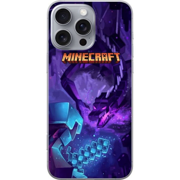 Apple iPhone 16 Pro Max Gjennomsiktig deksel Minecraft